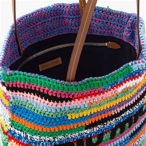 sac miu miu colore crochet